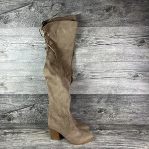 Marc Fisher LTD braune Wildleder-Overknee-Stiefel Damengröße 6M - Bild 1 von 12