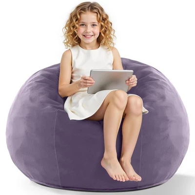 Silla con bolsa de frijoles de 2 pies, sillas pequeñas con bolsa de frijoles de 2' con relleno, lágrima... Foto 1 de 4