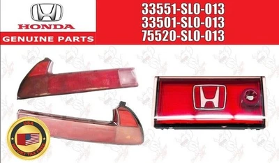 HONDA ACURA NSX NA REAR BRAKE SIGNAL TAIL LIGHT RIGHT & LEFT & CENTER 33551 - Image 1 of 4