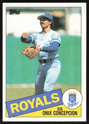 1985 Topps #697 Onix Concepcion - Image 1 of 2