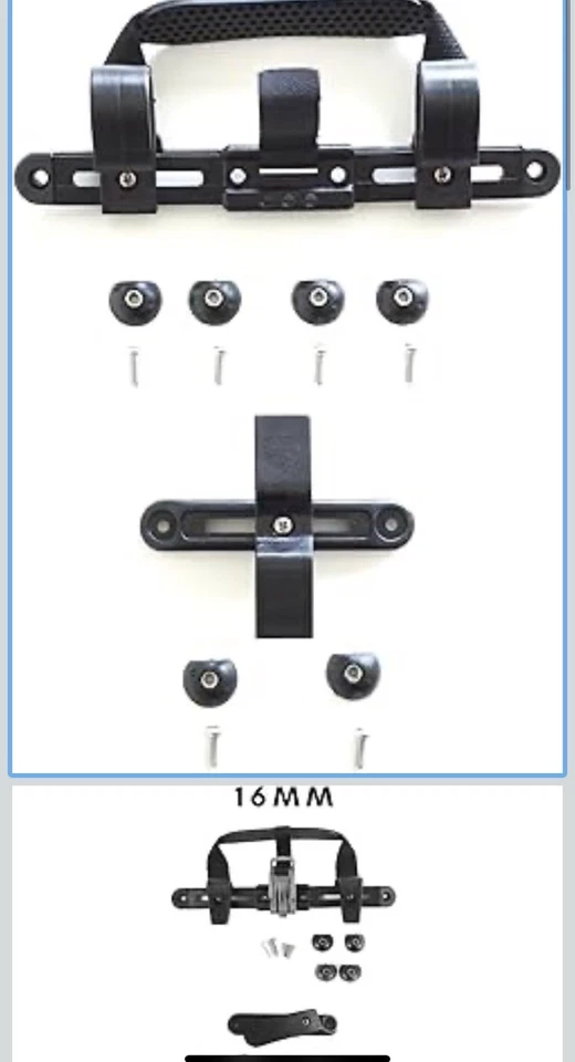 Kit de herrajes para alforjas para bicicleta - Convierte cualquier bolsa en bicicleta un juego de montaje Foto 1 de 4