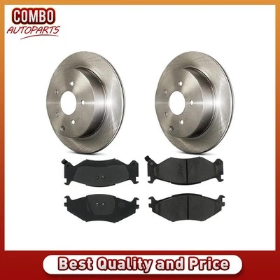 Front Disc Brake Pad Set Disc Brake Rotor fits 1991-1995 Dodge Spirit - Image 1 of 4