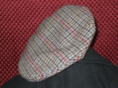 Gorra de tweed de lana estilo newsboy vintage para hombre - talla 7 1/8 - tejida en Irlanda Foto 1 de 4