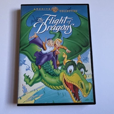 The Flight of Dragons DVD Movie Animation Fantasy Pre Owned Condition  - Image 1 of 4