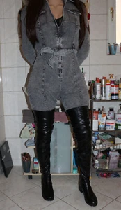 Overknee Stiefel Schwarz Gr. 39 - Imagen 1 de 14