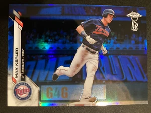 2020 Topps Chrome Ben Baller Edition Blue Refractor 124 Max Kepler ed /75 - Picture 1 of 2