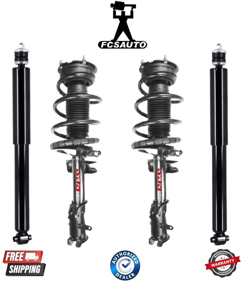 FCS 2 Front Complete Strut & 2 Rear Shock Set 4PCS Fits 2005-2010 Ford Mustang - Image 1 of 1