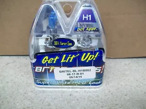 NOS Brite Lite H1 Blue Lite Bulb Pair 12V 55W H1 223977 - Picture 1 of 5