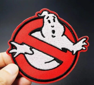 GHOST Iron On Patch Sewing On Embroidered Applique Fabric for Jacket Badge  - Image 1 of 2