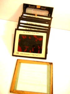 9 vintage mixed magic lantern glass slides: silent movie songs/ choruses, etc. - Picture 1 of 13