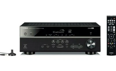 Yamaha RX-V385 4K Ultra HD Bluetooth HDMI 5.1 Channel Surround Sound Receiver - Image 1 of 4