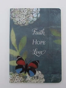 GBOT Faith hope love butterfly NATURE SINGS 80 page Pocket Travel Journal - Picture 1 of 3