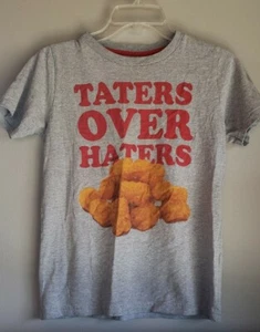 Boys Medium TATERS OVER HATERS T Shirt Extreme Concepts - Picture 1 of 6