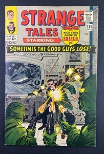 Strange Tales (1951) #138 en estado bastante bueno+ (8,5) 1ª aplicación Eternity Nick Fury Jack Kirby un - Imagen 1 de 2