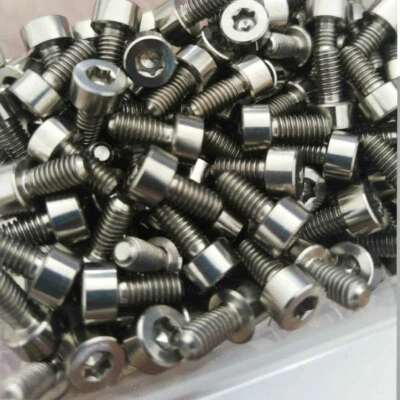 10 piezas M4 X 8 mm Titanio Culata Interior Ciruela Perno Bicicleta Motocicleta Tornillo Nuevo Foto 1 de 4