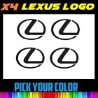 X4 2" 3" 4" 6" 8" Lexus Logo Vinyl Decal Wheel, Car, Window Sticker Free Ship