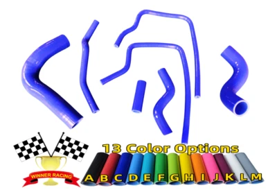 Manguera de radiador y calentador de silicona para Subaru Forester SF5 EJ20 Turbo 1998-2002 azul Foto 1 de 4