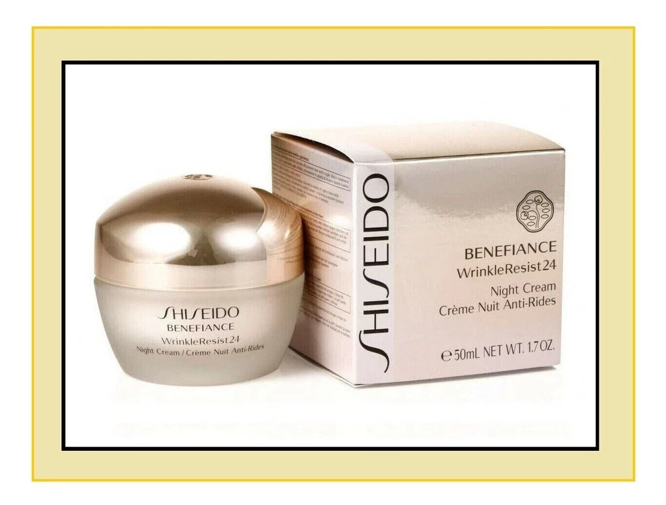Shiseido BENEFIANCE Wrinkle Resist 24 Night Cream 1.7 OZ/50ML NIB - Image 1 of 1
