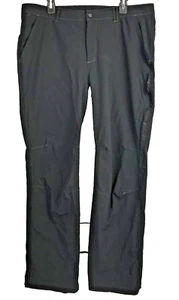 Mens Adidas Flex Hiking Pants Size 40 x 32 Black Outdoor Nylon Athletic Hike - Picture 1 of 8