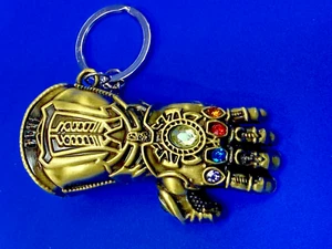 Thanos Infinity Gauntlet Hand Keyring Avengers Jeweled Bottle Opener Keychain - Picture 1 of 21