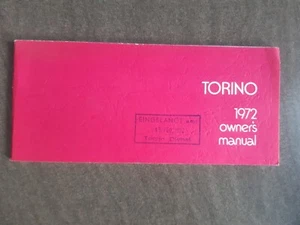 Ford TORINO , Betriebsanleitung "owners manual" 1972 , englisch - Bild 1 von 6