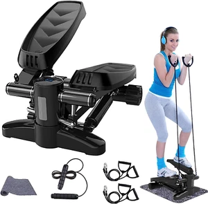 Portable Stair Stepper for Exercise - Mini Stepper Fitness Equipment with LCD Mo - Picture 1 of 7