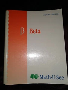 Math U See Beta Level Spiral Teacher Manual - Picture 1 of 7