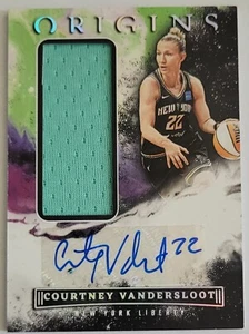 2023 Panini Origins WNBA Jersey Auto Courtney Vandersloot #JA-CVS Auto (Liberty) - Picture 1 of 2