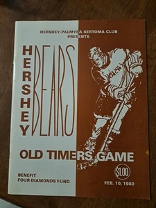 Hershey Bears  Hockey Old Timers Game February 10, 1980 Program  - Picture 1 of 3