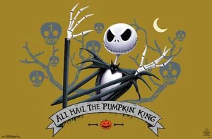 Disney Tim Burton's The Nightmare Before Christmas - All Hail Poster - Picture 1 of 29
