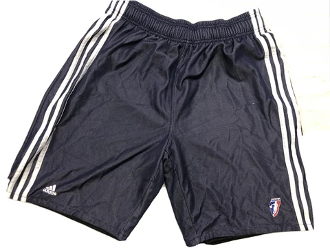 WNBA Shorts Adidas Team Issue Practice Basketball Player LARGE Navy Blue Cover