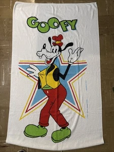 Telo mare e bagno Walt Disney Productions - Pippo - Disney - anni 70 - Vintage - Foto 1 di 4
