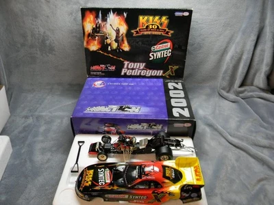1/24 2002 TONY PEDREGON KISS 30TH /CASTROL LIMITED ACTION MUSTANG FUNNY CAR-MIB - Image 1 of 4