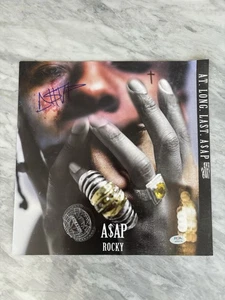 A$AP Rocky Signed Autographed Record Insert Booklet At Long Last Asap Psa DNA  - Picture 1 of 4