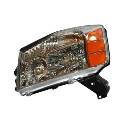 For Nissan Titan 07 TYC Driver Side Replacement Headlight Standard Line Foto 1 de 3