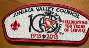 Boy Scouts Shoulder Patch Juniata Valley Council OA 2015 - Picture 1 of 4
