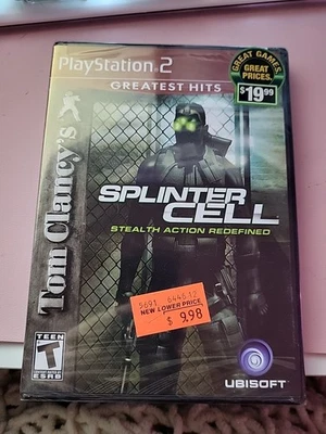 Splinter Cell Stealth Action Redefined ( Playstation 2) CIB - Sealed - Image 1 of 2