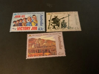 Australia 1991 Sitio de Tobruk Scott 1207-1209 Juego de 3 MNH Envío combinado Foto 1 de 2