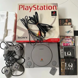 Playstation PS1 Console with 5 Japan games SCPH-5500 NTSC-J Boxed SONY, JAPAN - Picture 1 of 8