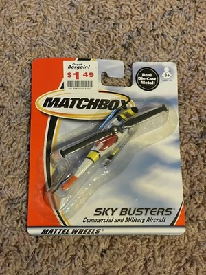 New 2000 Matchbox Skybuster Smokey Bear Rescue Helicopter Die-cast  - Image 1 of 4