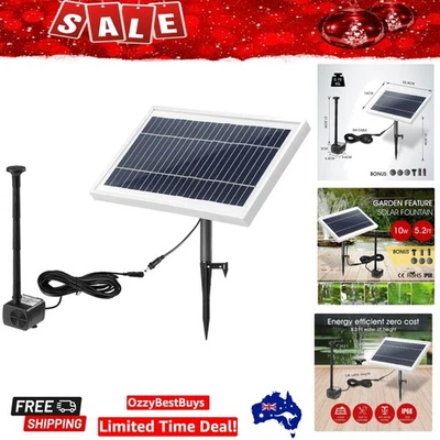 Max 62.4 Inches Water Pump with 6 Fountain Heads for Beautiful Garden Displays - image 1 of 4