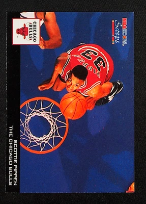 1993-94 NBA Hoops Scoops Scottie Pippen #HS4 Chicago Bulls - Image 1 of 2