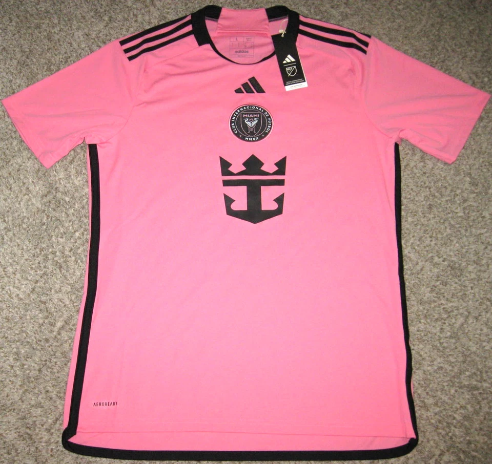 Adidas Inter Miami CF 24/25 Messi Home Jersey Men’s Size Medium Pink JE9741