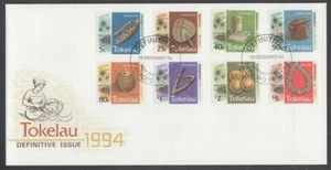 TOKELAU 1994 ARTESANÍAS FDC SET (x8) (ID:181/D57799) - Imagen 1 de 1