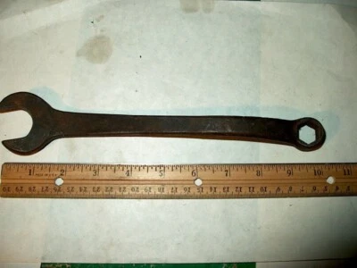 ANTIGUA LLAVE FORD FIRMADA DE COLECCIÓN-M- 14 LLAVE HERRAMIENTA CAMIÓN TALLER MECÁNICO Foto 1 de 4