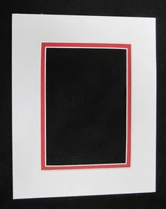 8x10 Picture Framing DOUBLE MAT for 5x7 Photos Paintings Art Watercolors Crafts - Picture 1 of 14
