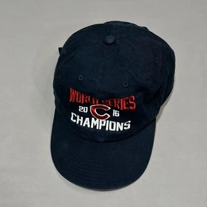 Chicago Cubs 2016 World Series Baseball Cap Blue MLB hat adjustable strap - Picture 1 of 6