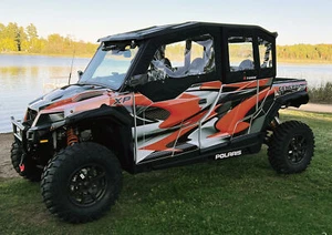 Polaris General 1000 XP 4 seater Graphics Wrap Kit 24 mil design #1533 Orange - Picture 1 of 19