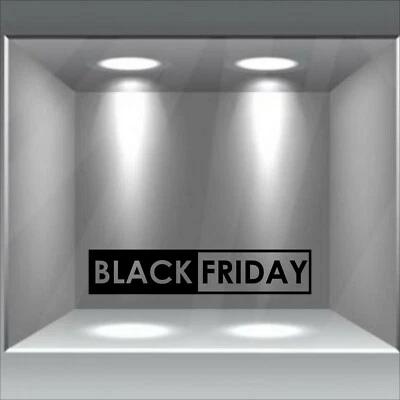 AVERY vetrofanie saldi black friday 100 x 20 cm sticker adesivo vetrine negozio a0862