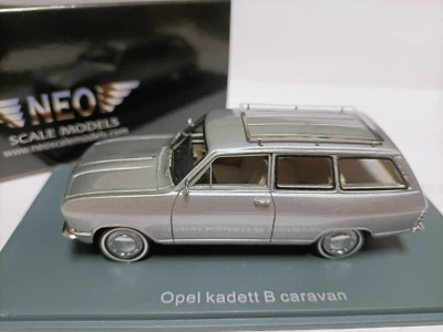 Neo 1/43 Scale Resin car model Opel Kadett B Caravan 1971 Silver - Image 1 of 4
